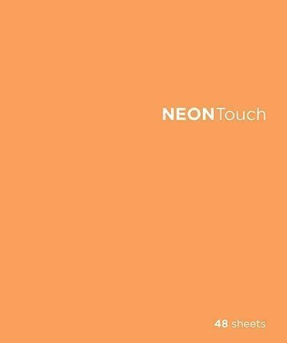 Тетрадь 48 л, клетка, скрепка, НЕОНТАЧ оранжевый А5 soft touch, выборочный лак. Тетрадь 48 л, клетка, скрепка, НЕОНТАЧ оранжевый А5 soft touch, выборочный лак.